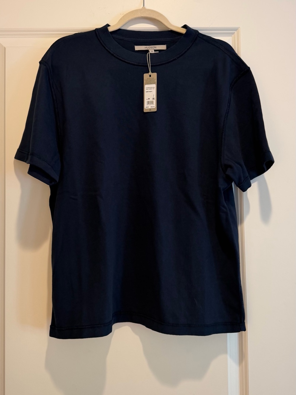 Hudson Heavy Weight Men’s T-shirt Deep Navy Size M